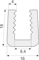 U-Profil EPDM